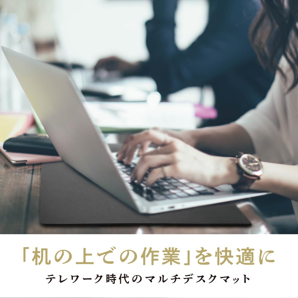 Kyoei Plastic Kiwami KAI Desk Mat, Black, WDM-KAI