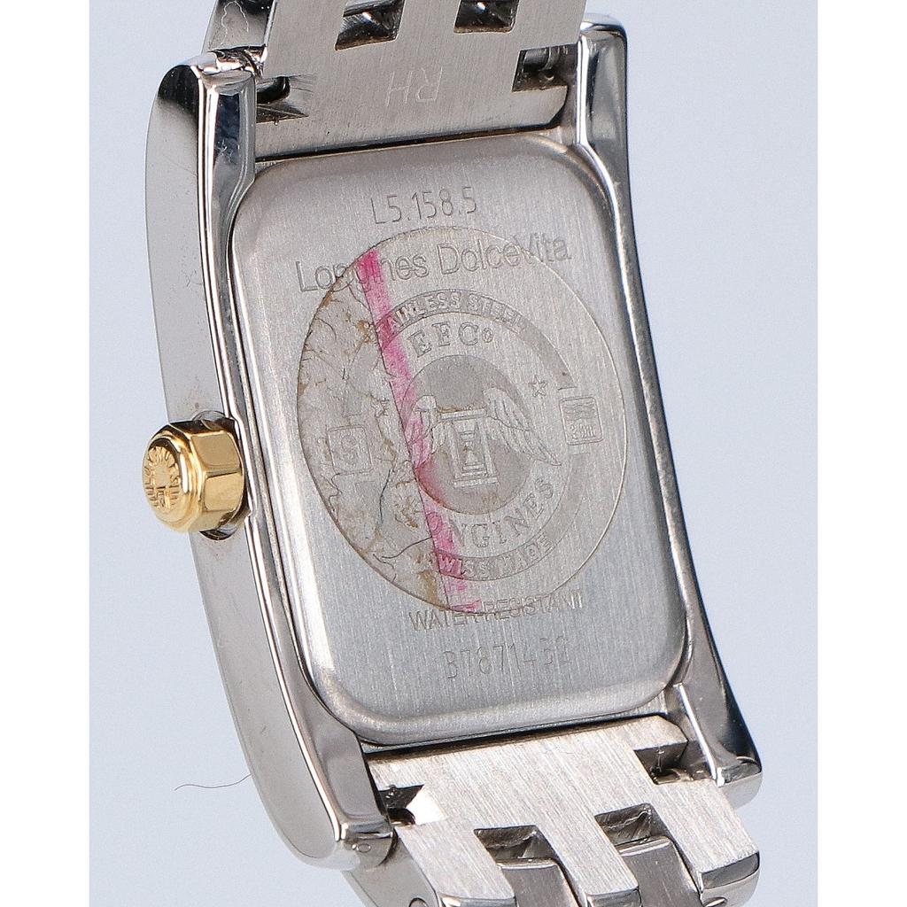 Longines L5.158.5 Dolce Vita Diamond Bezel Quartz Watches Silverx Yellow goldUsed