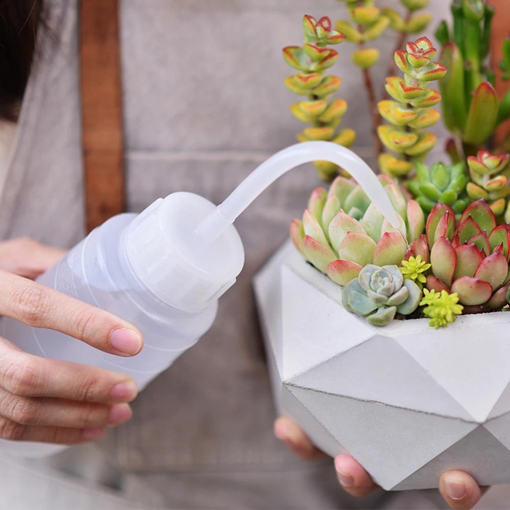 Squeeze Bottle Succulent Potted Plant Watering Pot Elbow Narrow Mouth Long Tube Watering Can Liquid Container