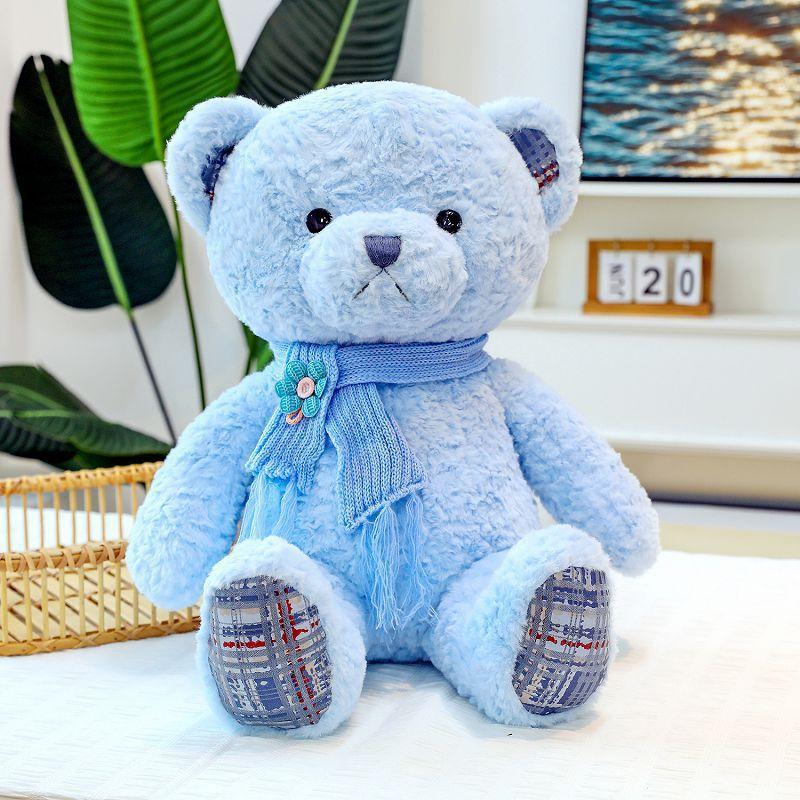 with Scarf Plush Toy, Soft Stuffed Animal for Kids Girls, Cuddle for Sleeping, Birthday Gift