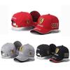 Für Ferrari 488 812 296 F8 R Formel F1 Stickerei Baseballkappen Frühling und Herbst Outdoor Verstellbare Freizeitkappen Sonnenschutzmütze