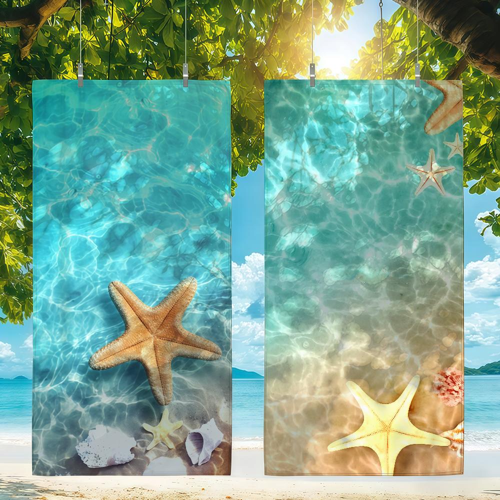 Starfish Towel Beach Towel Travel Lightweight Skin Friendly for Pool Beach Camping Cruise Summer