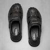 Handgenähte Herren-Strandsandalen aus echtem Leder in Übergröße