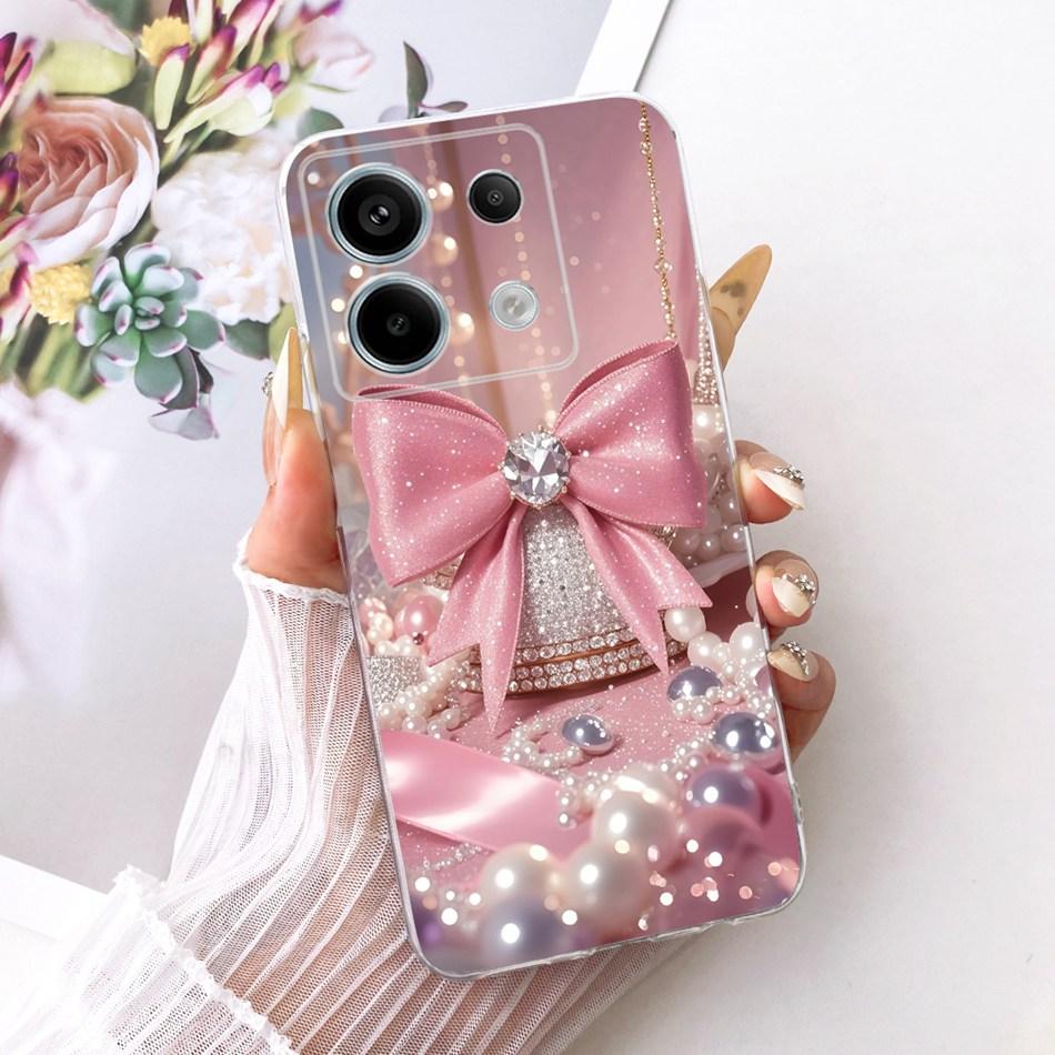 For Xiaomi Poco X6 Pro PocoX6 Cute Flower Butterfly Cat Painted Case For POCO X 6 X6Pro Soft Silicone TPU Phone Cases