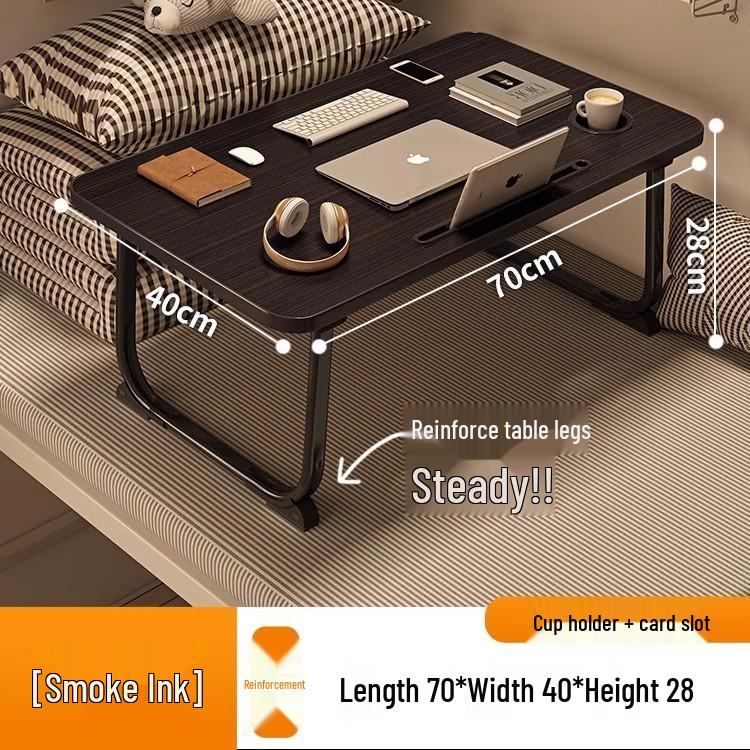 Foldable Bedside Laptop Table for Dormitory or Bay Window