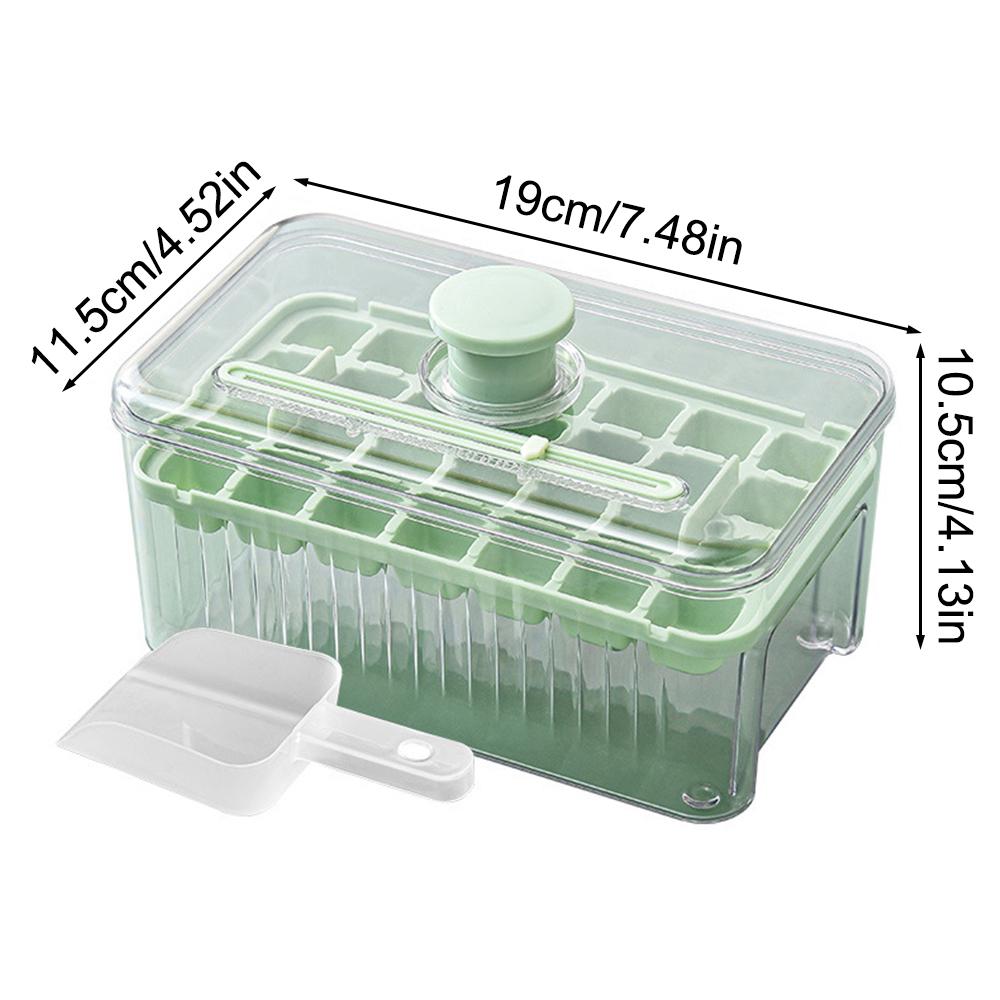 1 One-Click Ice Box, Home-Made Food Grade Ice Cube Storage Box, Creative Ice Block Mold, For Alcohol, Drinks, Coffee, Tea Drinks