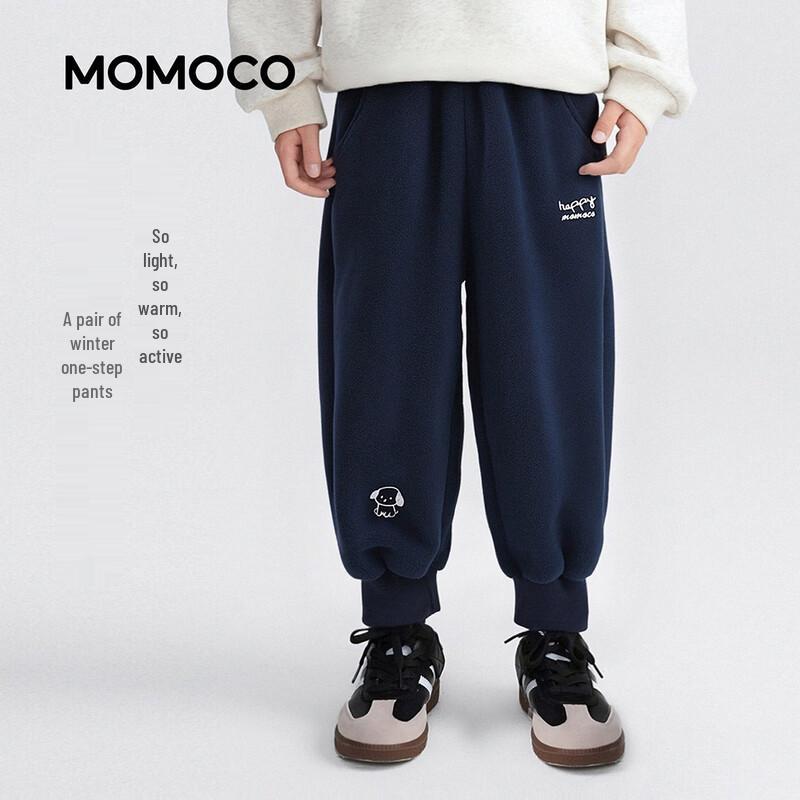 MOMOCO Boys' Fleece-Lined Dinosaur Print Sweatpants
