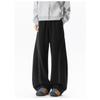 American contrasting color embroidered sports casual pants men's autumn profile scimitar pants retro loose long pants