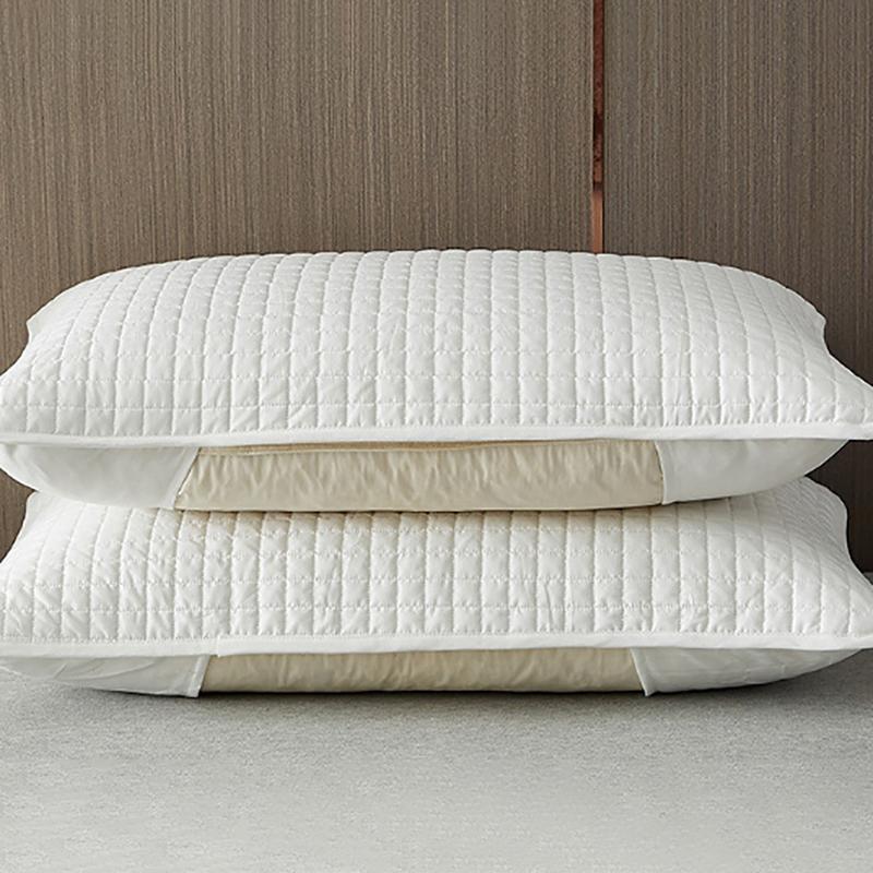 Comfortable Cotton Clip Pillow Cover Isolation Layer Anti Mite Pillow Core Protection Head Oil Waterproof Pillowcase