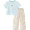 Minibala Girls' Moisture-Wicking T-Shirt & Shorts Set