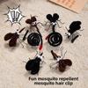Lustige Plüschtier-Haarnadel in Insektenform, Cartoon-Motiv, Mücken-Haarnadel, Geschenk für Kinder