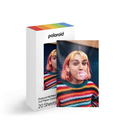 Polaroid Hi-Print 2x3 Paper Cartridge for Instant Printers, 20 Sheets (6355)