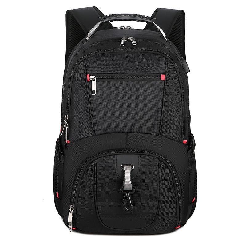 Men's Multifunctional Waterproof USB Laptop Backpack