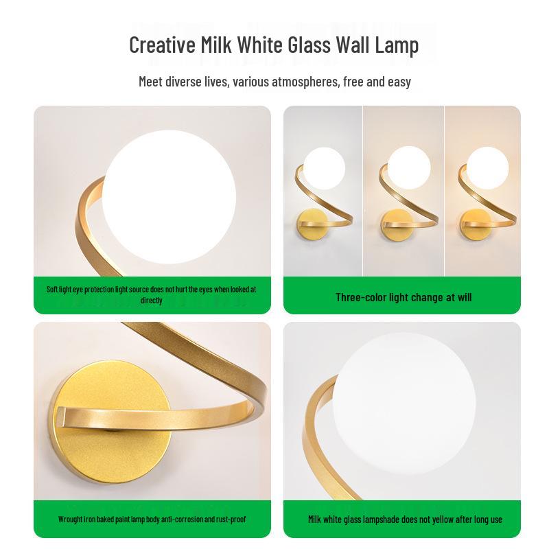 Grand View Modern Minimalist Wall Lamp for Living Room, Stairway, Hallway, or Bedroom L271