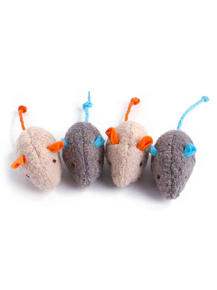 Plush Mouse Shaped Cat Toy Interactive Toy For Cats Pet Toys