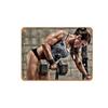 Decorative Metal Tin Sign, Anime Fitness Girl, 20x30 cm