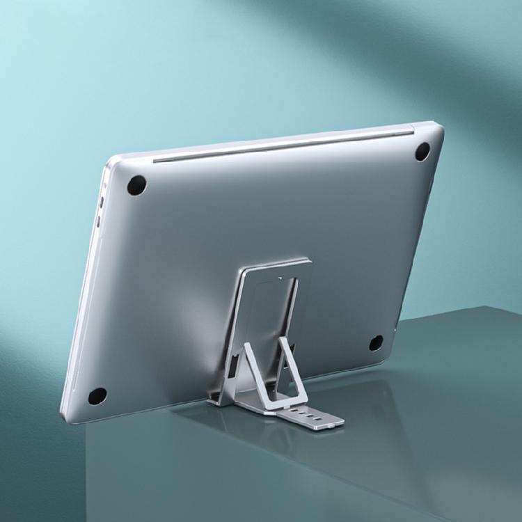 Foldable Aluminum Phone Tablet Stand Desktop Organiser For 4-12Inch Devices Office Essential