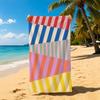 M-MinimalStripedFabric Pattern Towel Towel Soft Pool Gift For Travel Gym Shower Cool Camping Quick Dry Sports Large Beach Towel