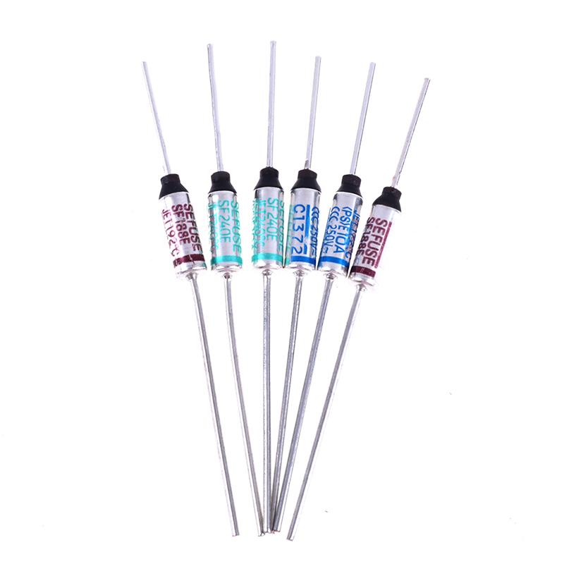 10Pcs Sefuse Cutoffs Thermal Fuse Rice Cooker Thermal Fuse 250V 192℃ 113℃ 142℃ 172℃ 240℃ Sf240E Sf169E Sf113E Sf188E