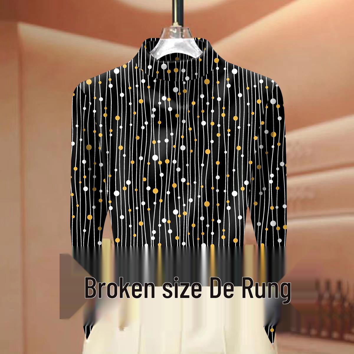 

Women s Thermal Ribbed Base Layer Top: Autumn/Winter, Half-High Collar, Long Sleeve, Slimming Fit, Chic Outerwear for Middle-Aged & Elderly. XL (105-120 jin)