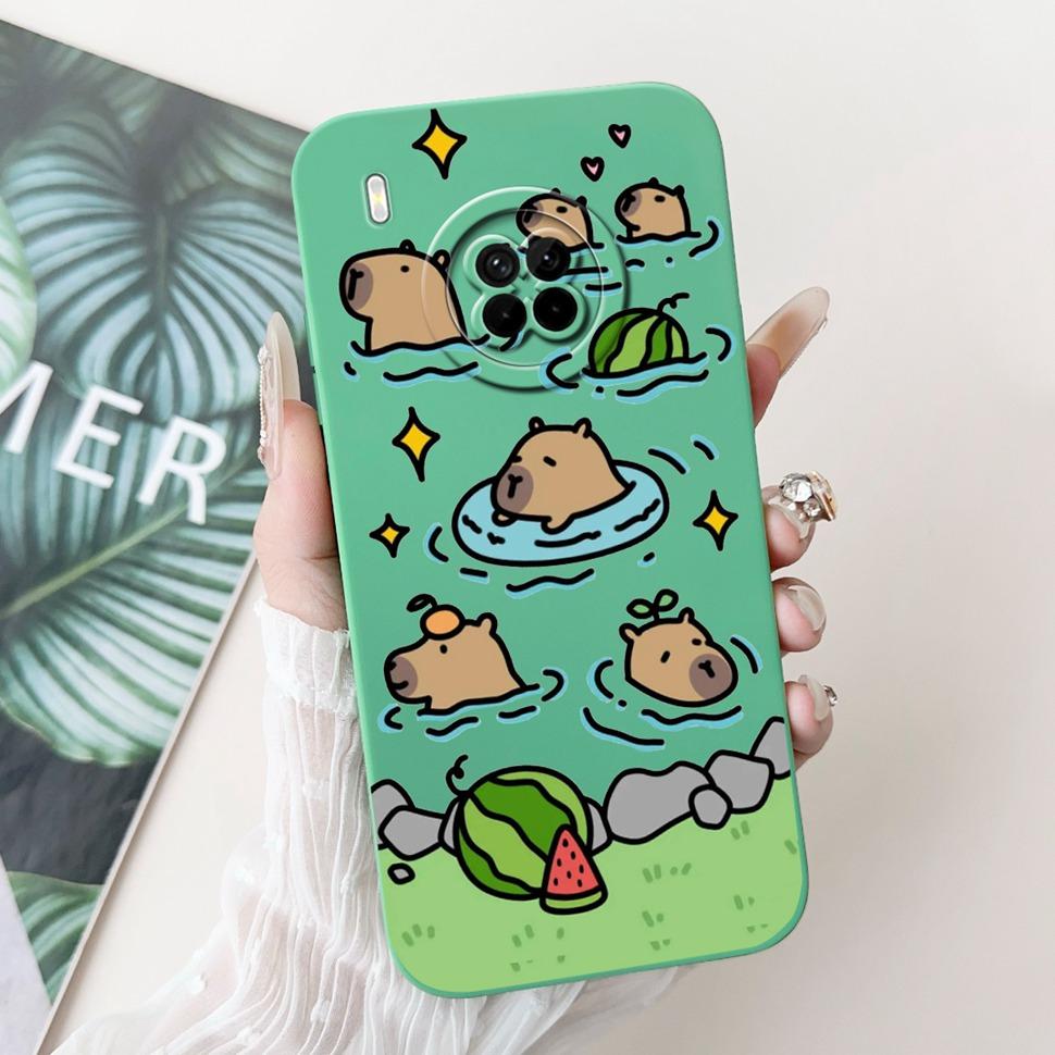 For Huawei Y9a Case FRL-23 FRL-L22 Fashion Painted Cover Soft Silicone TPU Phone Case For Huawei Y 9a Y9a Back Cover