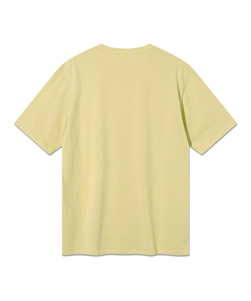 LEE Box Twitch Logo Short Sleeve T-Shirt Lemon