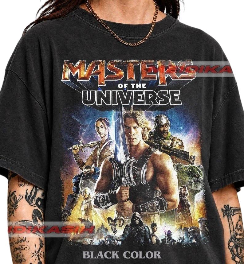 2026 Master Universe Classic Movie Summer Unisexs Cotton Tshirt Comfortable Breathable Highquality Ins Y2k Fan Gift