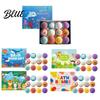 Salt Bath Ball 12Pcs Bombs Set with Toy Fizzy Spa for Kids Adults Moisturizing Skin-Softening Portable Travel Relaxation Kit Beach Pool Home