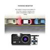 Dashcam 24H Touch Night Vision FULL HD 1080P Front And Rear Camera 4.0 Inch CAR DVR Mirror Digital Video Recorder Dvr Black Box