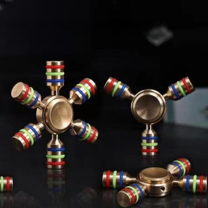 Relieve Stress Relief Toy Fidget Spinner Spinning Top Tip Gyroscope EDC Metal Antistresse Decompression For Children Adults