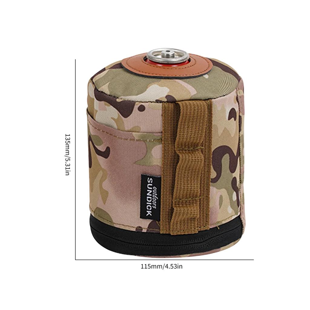 Camping Gas Can Portable Ventilated Propane & Butane Protector Outdoor Gas Case Fuel Cylinder Storage Bag Air Bottle Wrap Sleeve