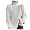 Fall Winter New Neck Warm Knit Sweater Long Sleeve Open Shoulder Soft Comfortable Women's Clothing