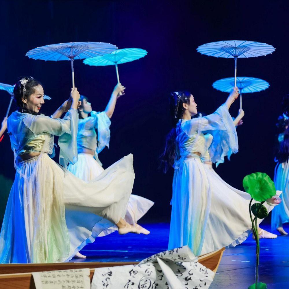 Chinese Antique Style Kids Women Decorative Umbrella Bridesmaids Party Scenery