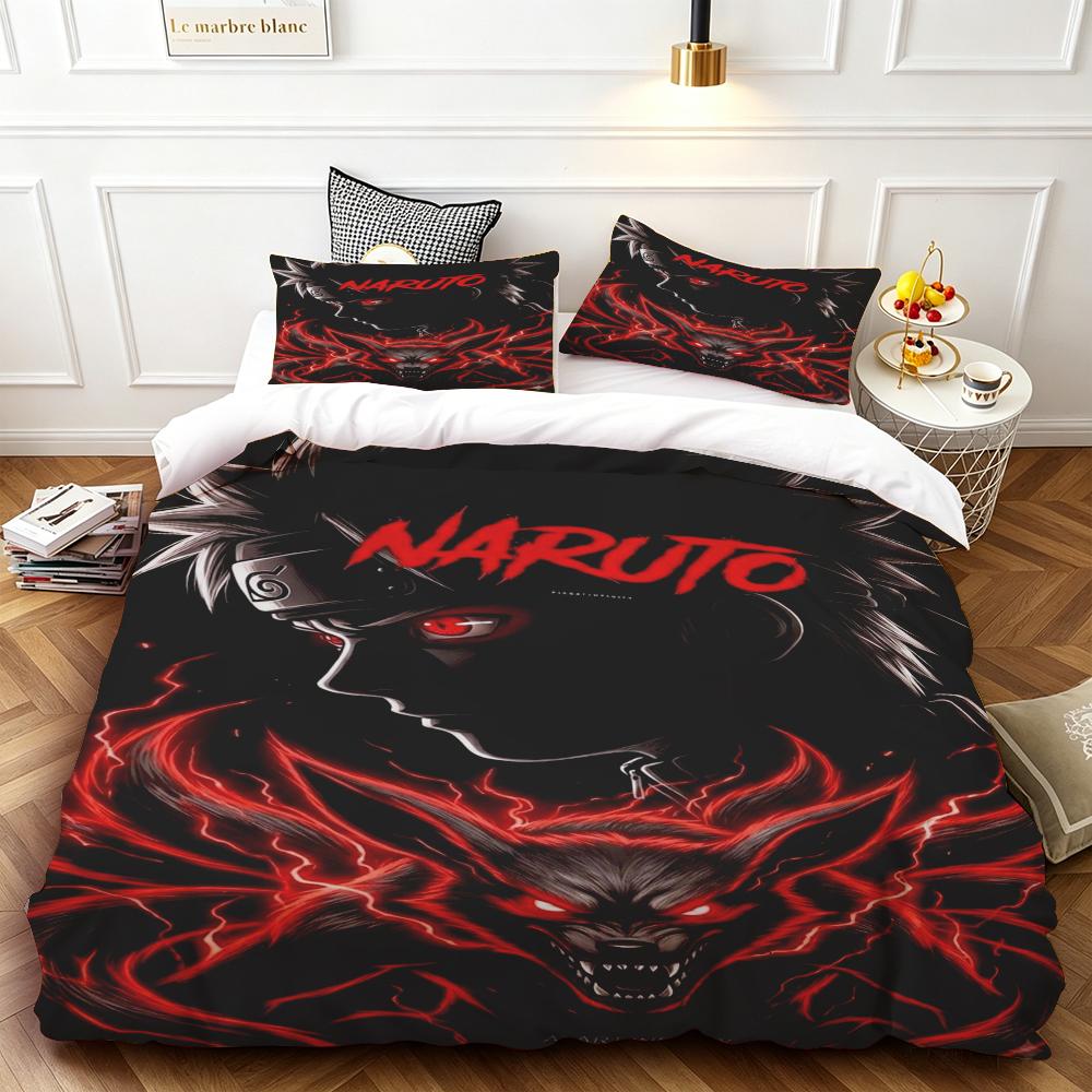 Κάλυμμα Παπλώματος για Εφήβους Naruto Anime Σετ Κλινοσκεπασμάτων Κάλυμμα Παπλώματος για Παιδιά Αναπνέον και Φιλικό προς το Δέρμα Υπνοδωμάτιο Σπίτι Φοιτητική Εστία