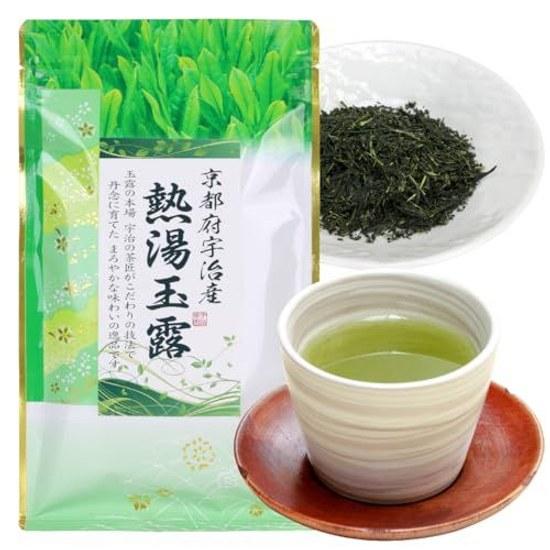 Uji Teeplantage Wasser Gyokuro 100g Kyoto Grüne Blätter Kabuse Geringe Adstringenz Leicht zu trinken Entspannend Nährstoffreich Geschenkgebrauch Jahresende