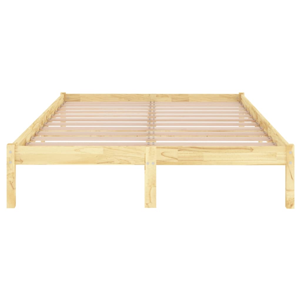 Solid Pine Wood Bed Frame 120x200 Cm