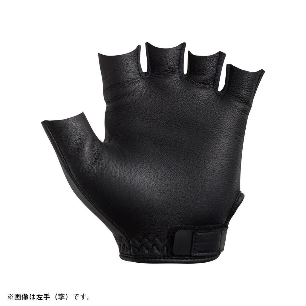 Daiwa DG-6925R Hera Fishing Glove Black Gold XL Washable Sheepskin Leather Premium Grip for Right or Left Hand