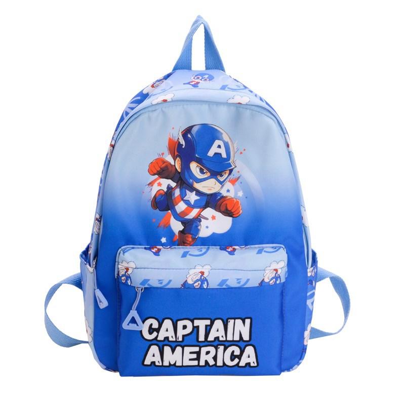 Kindergarten Baby Schoolbag Cartoon Animation Fashion Printing Boys And Girls Backpack Large Capacity Children'S Backpack