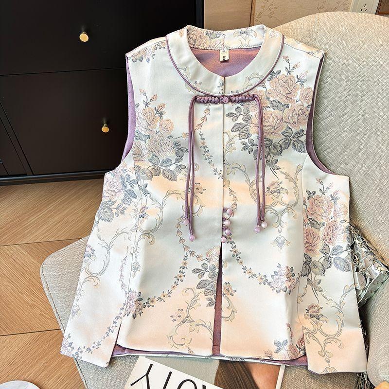 

Топ-майка, женская майка 2025 новая весна высококлассная майка с пряжкой 3XL (recommended 138-75kg)