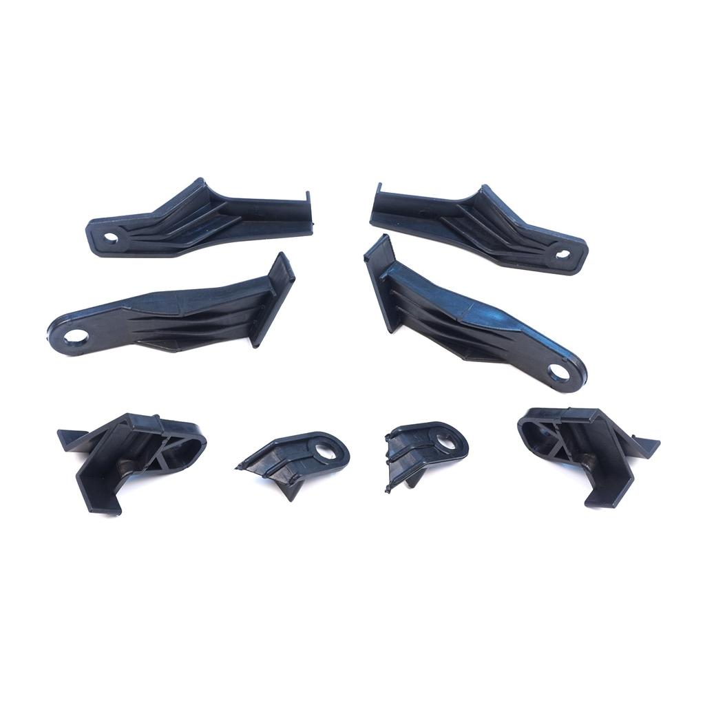 EHL506+EHL507 Headlight Holder Mount Repair Bracket Tab Set Left Right Side for Toyota Corolla MK11 4-Door Sedan 2014-2016 8115002E60 8111002E60