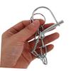 SOESFOUFU Trailer Pin Shaft Lock Pin Trailer Pin with Chain Trailer Brake Cable Heavy