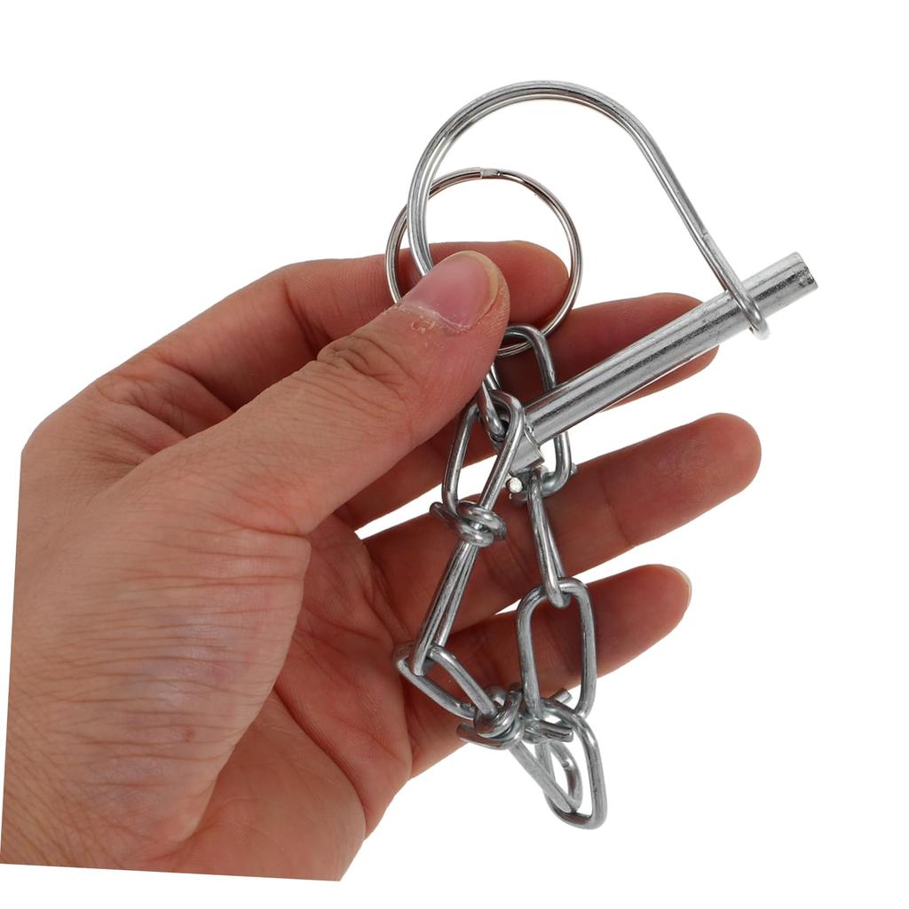 SOESFOUFU Trailer Pin Shaft Lock Pin Trailer Pin with Chain Trailer Brake Cable Heavy