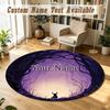 Hollow Knight Personalized Round Rug Support Custom Name, Soft Home Decor Mat