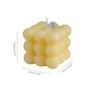 Modern Cube Scented Candle Shaped ChicHome Decor Birthday Gift for Girls