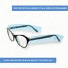 200pcs Plastic Eyewear Frame Guards Heat Resistant Protectors for Hair Coloring Treatments Protection