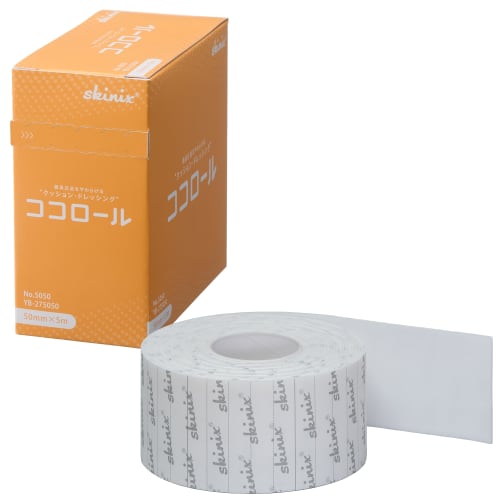 

Skinix Cocoroll 50мм x 5м Большая емкость, Идеально для медицинского использования, Снятие давления, Дружелюбная к коже амортизирующая лента, Обработка MDRPU, Облегчение при волдырях, 1 рулон