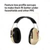 3M PELTOR H6A/V Low Profile Headband Earmuffs Hearing Protection Noise Reduction NRR 21dB Safety Ear Muffs