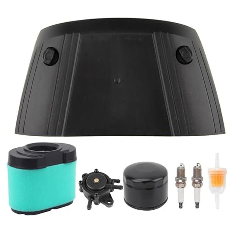 

Dependable-795120 Air Cleaner Cover&792105 Air Filter&Oil Filter For Briggs & Stratton 407000 40H000 Model Engines Replace 79228 Photo Color