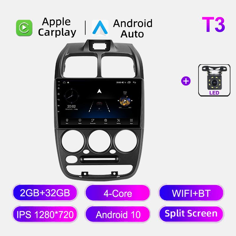 Car Android Auto For Hyundai Accent II 2 LC2 1999 - 2012 Radio Stereo Multimedia Player GPS Navigation 4G WIFI Head Unit No 2din