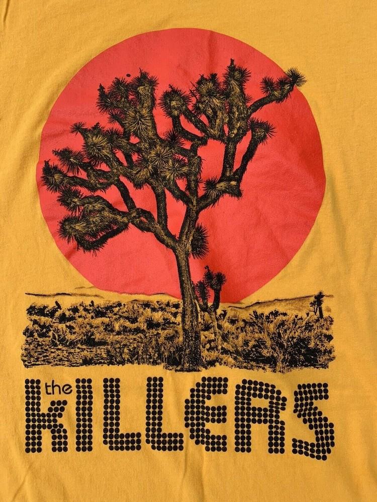 THE KILLERS JOSHUA TREE BAND Shirt Yellow All size Unisex T-Shirt S